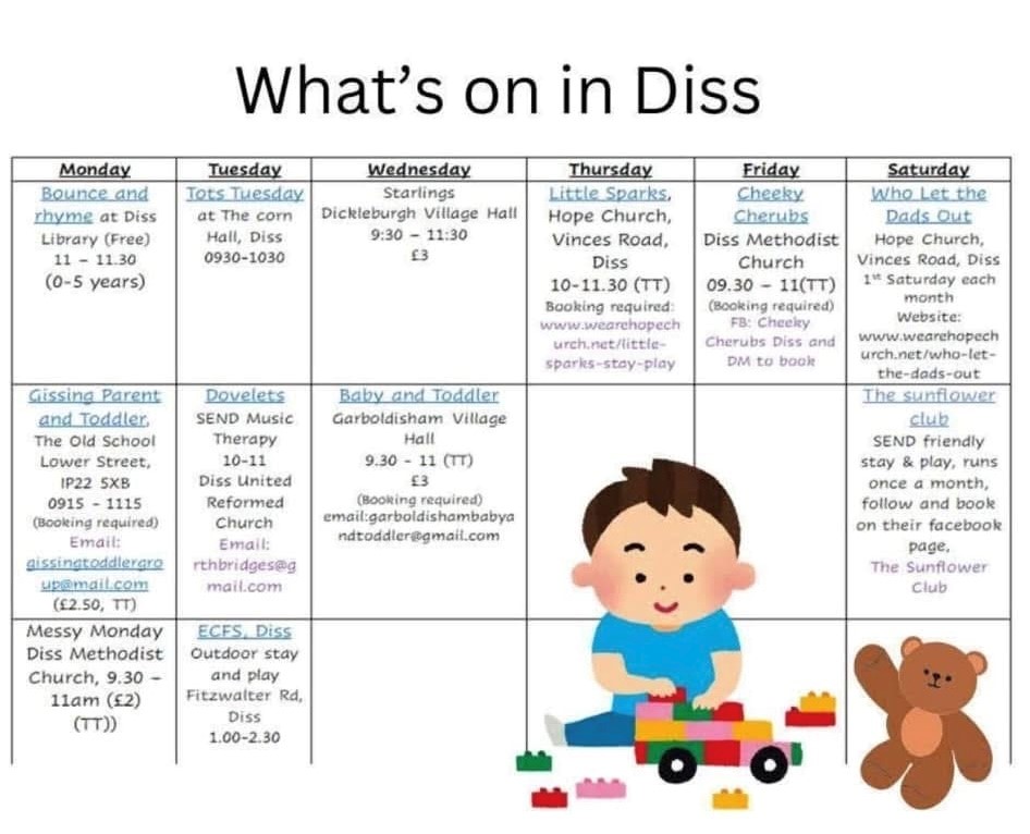 What’s on in Diss youth